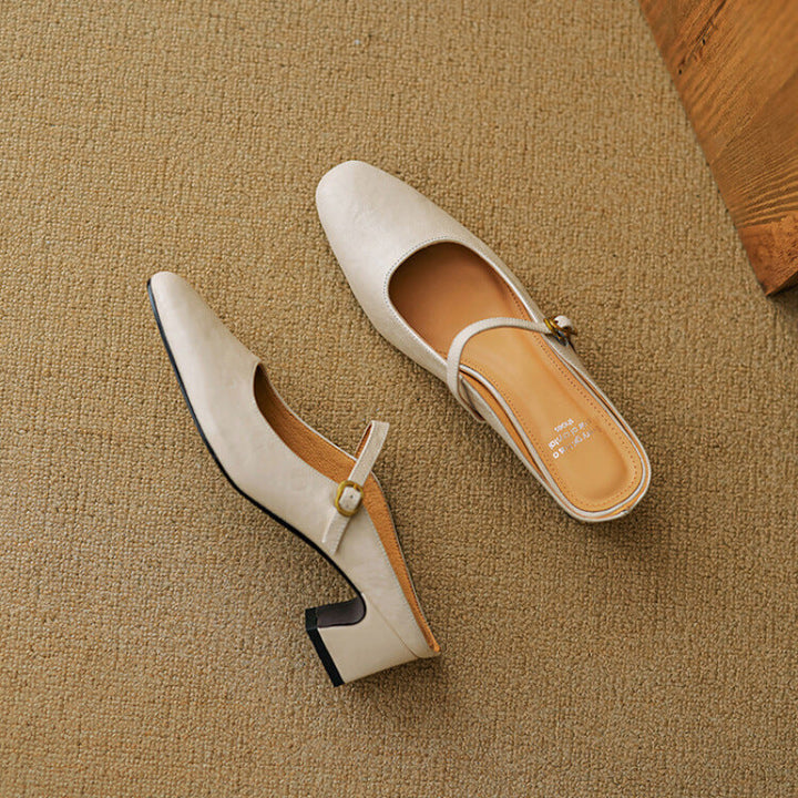 Vian | Genuine Leather Mules