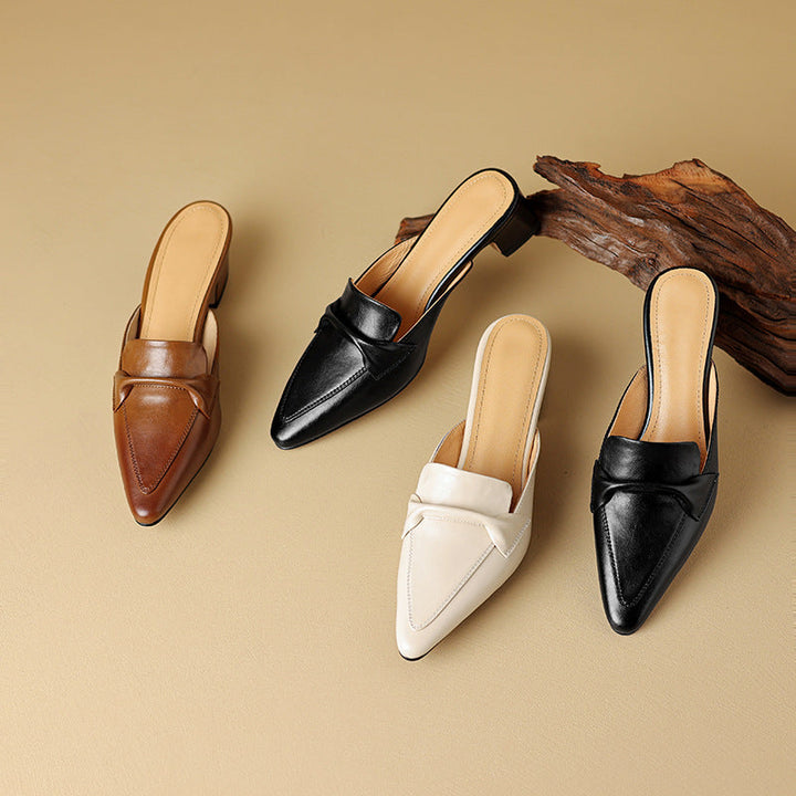 Erlen | Genuine Leather Mules