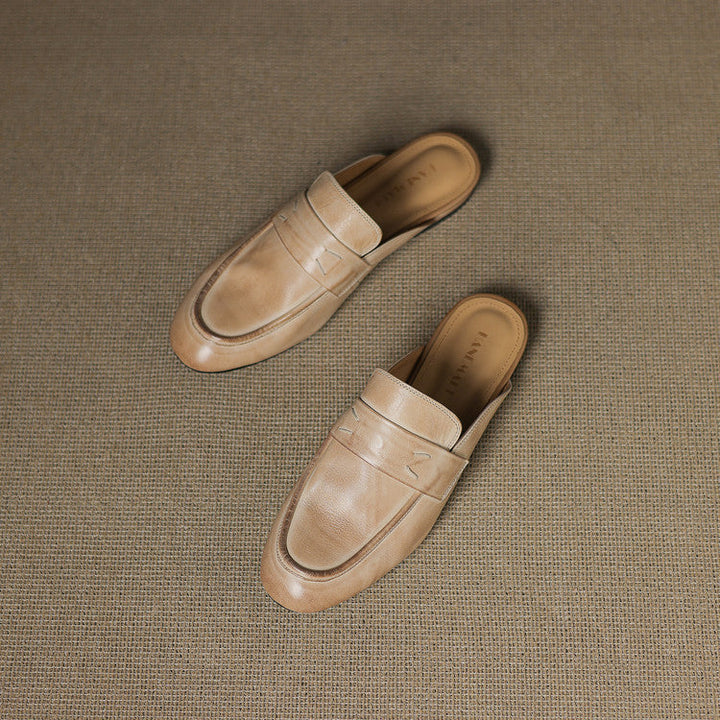 Serin | Genuine Leather Mules