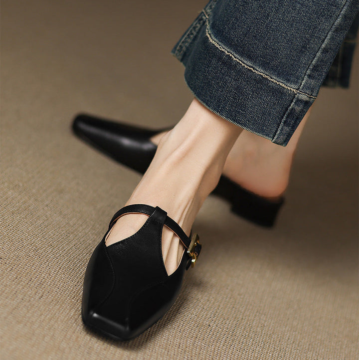 Keva | Genuine Leather Mules
