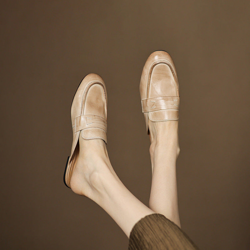 Serin | Genuine Leather Mules