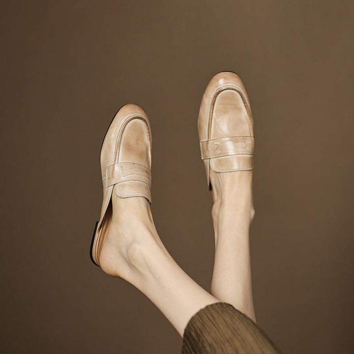 Serin | Genuine Leather Mules