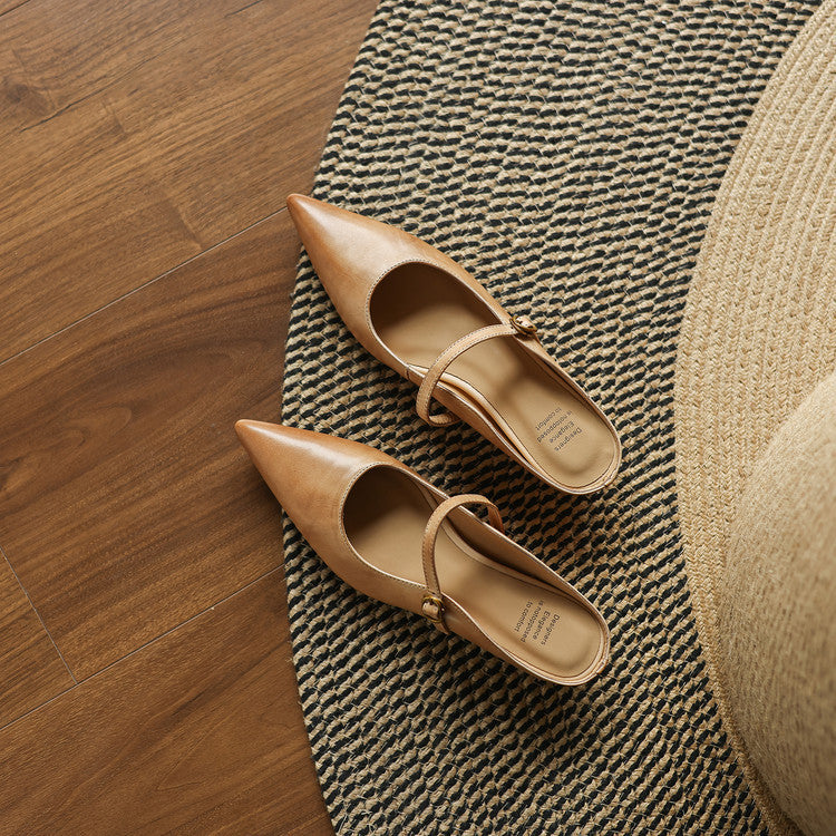 Neok | Genuine Leather Mules
