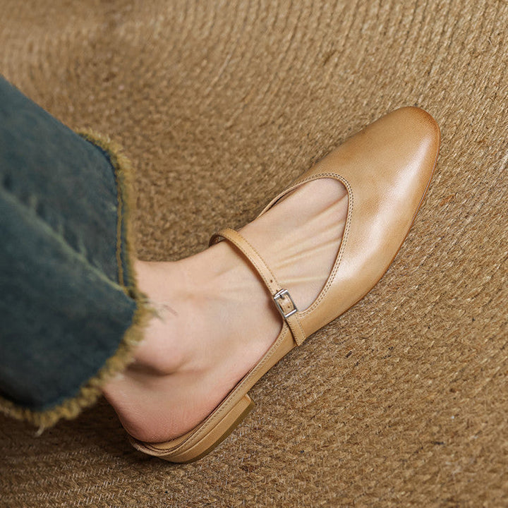 Genuine Leather Mules Merisa
