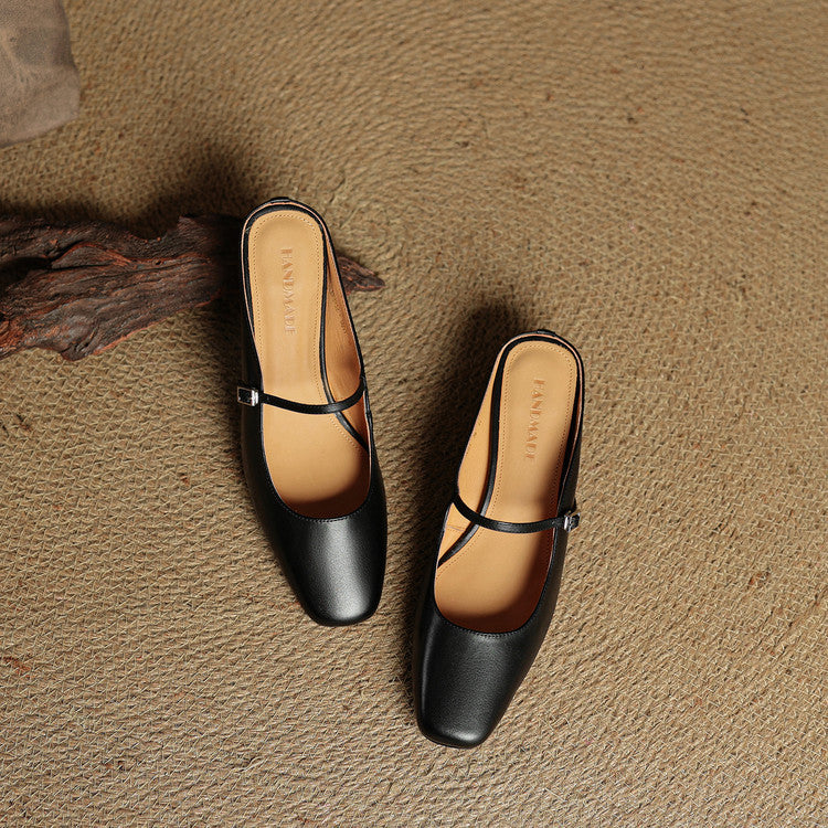 Genuine Leather Mules Esmer