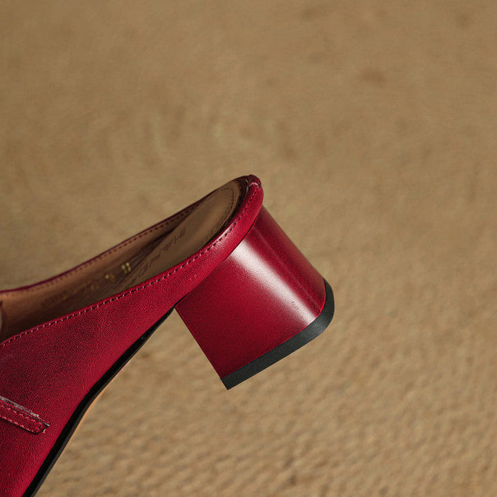 Genuine Leather Mules Esmer