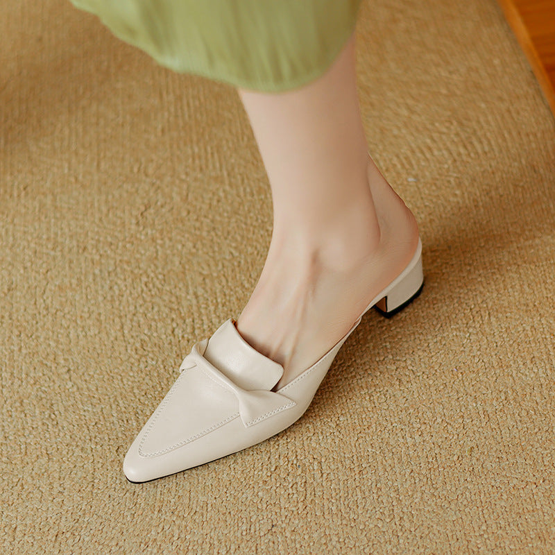 Erlen | Genuine Leather Mules
