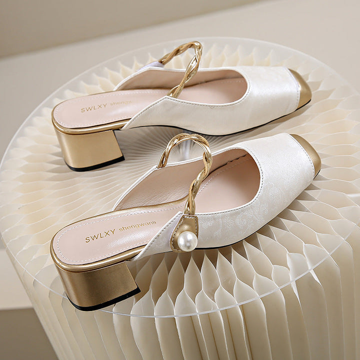 Melina | Genuine Leather Mules