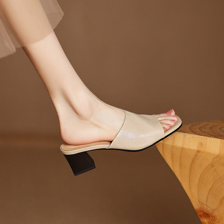 Oats | Genuine Leather Mules