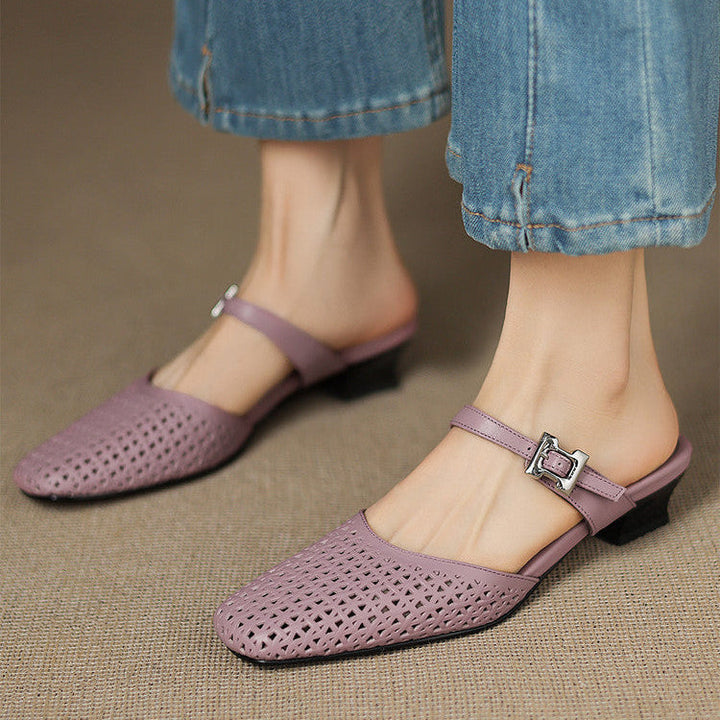 Ovia | Genuine Leather Mules