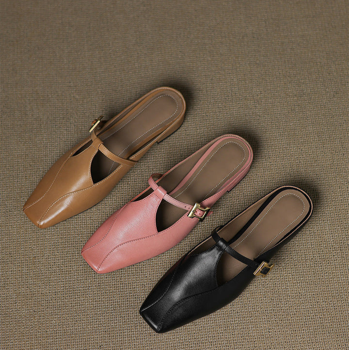 Keva | Genuine Leather Mules