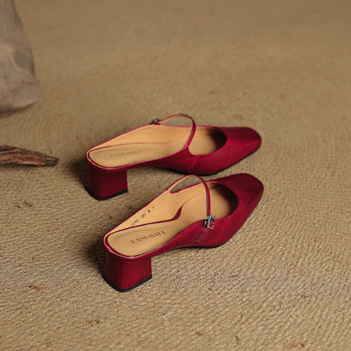 Genuine Leather Mules Esmer