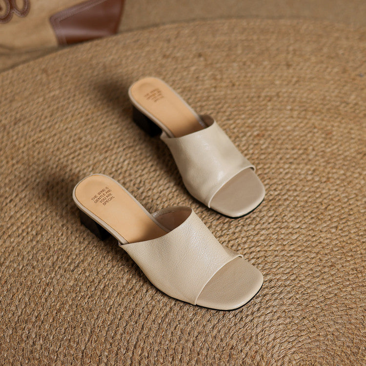 Oats | Genuine Leather Mules