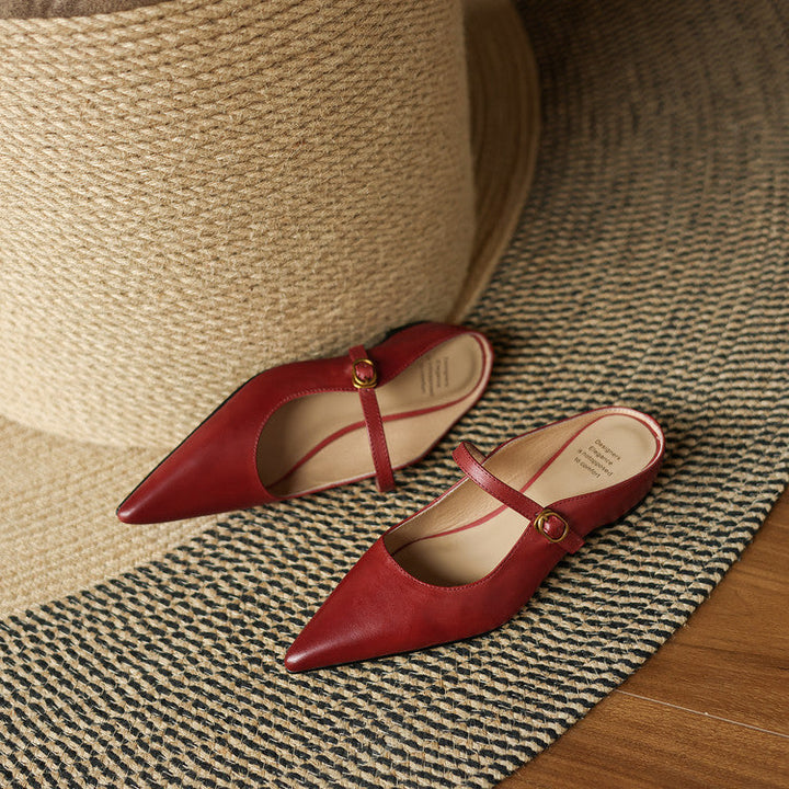 Neok | Genuine Leather Mules
