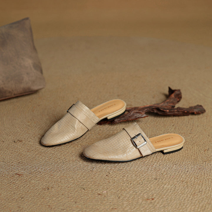 Emrie | Genuine Leather Mules