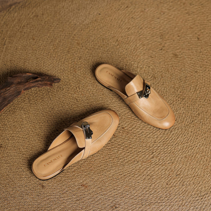Carla | Genuine Leather Mules