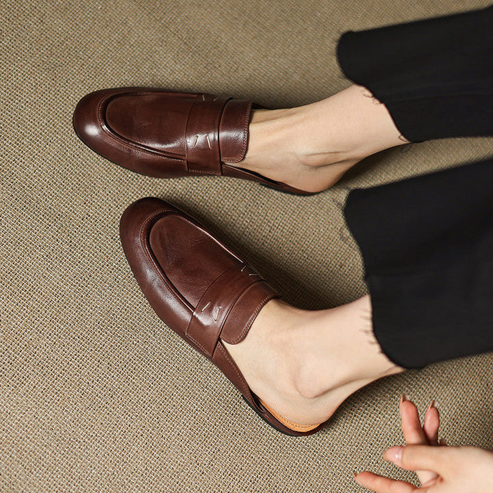Serin | Genuine Leather Mules