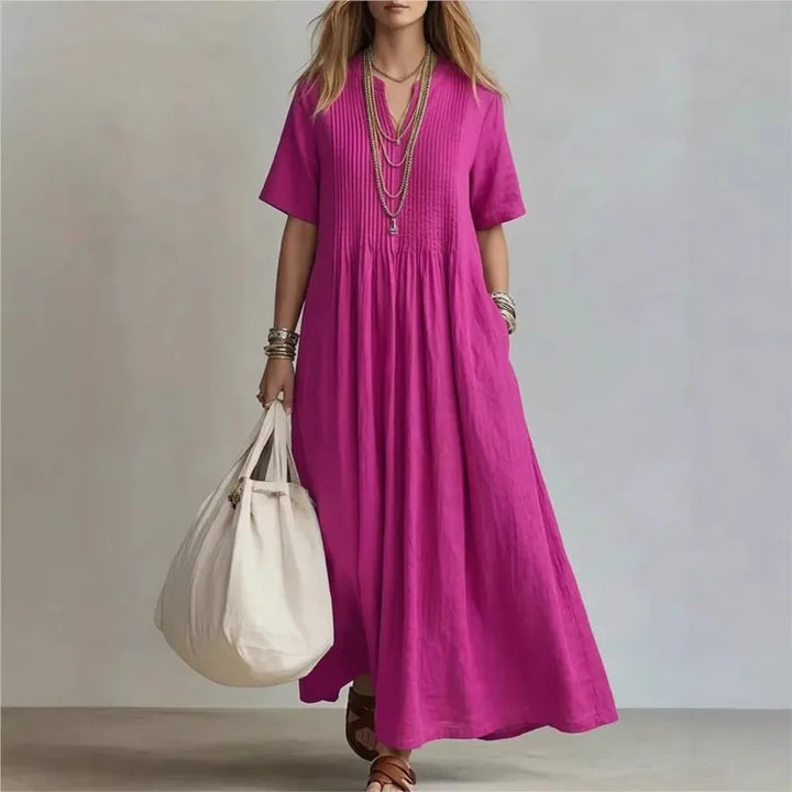 WREN | Short-Sleeve Maxi Dress