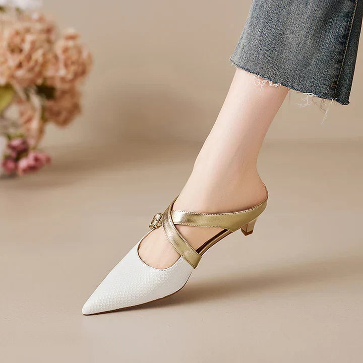 Zelle | Genuine Leather Mules