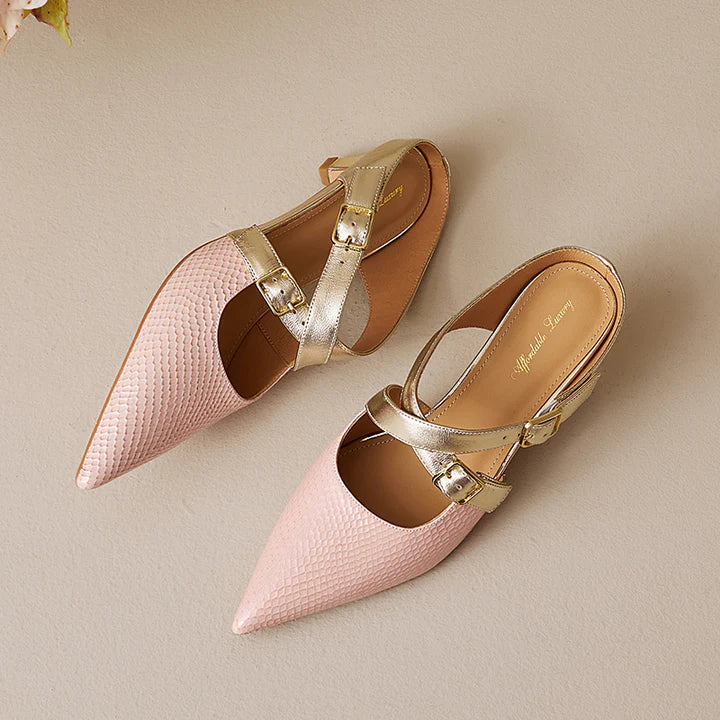Zelle | Genuine Leather Mules