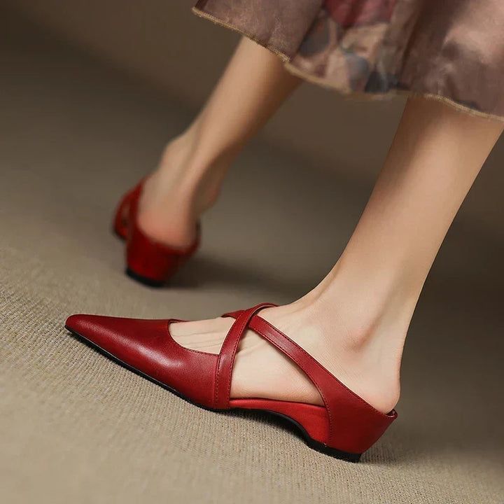 Aluna | Genuine Leather Mules