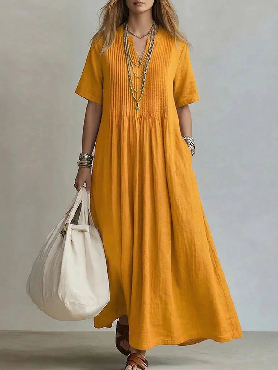 WREN | Short-Sleeve Maxi Dress