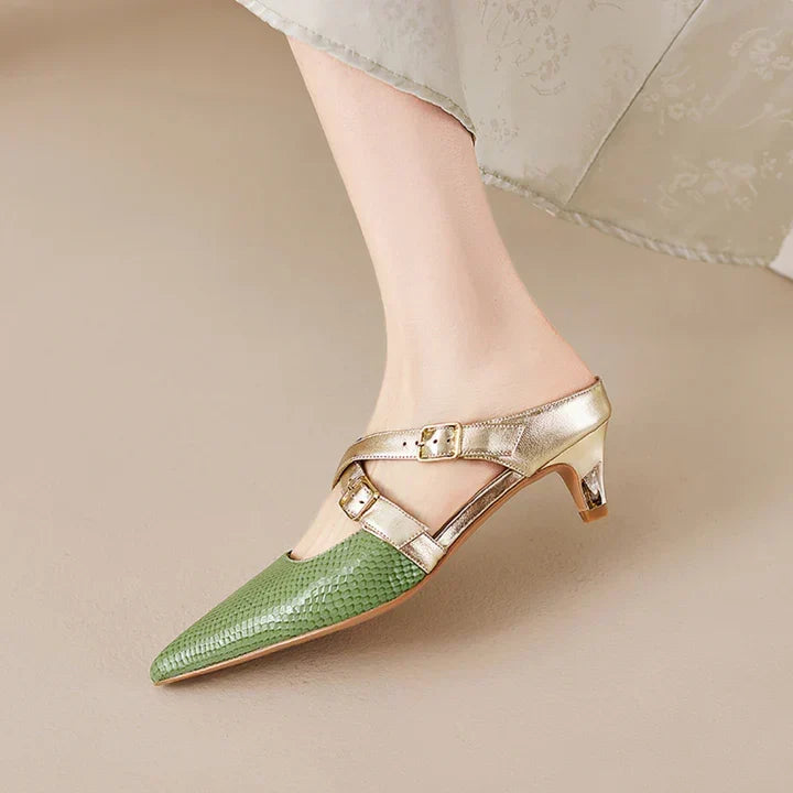 Zelle | Genuine Leather Mules