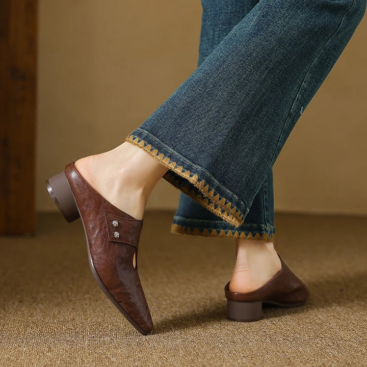 Agnit | Genuine Leather Mules
