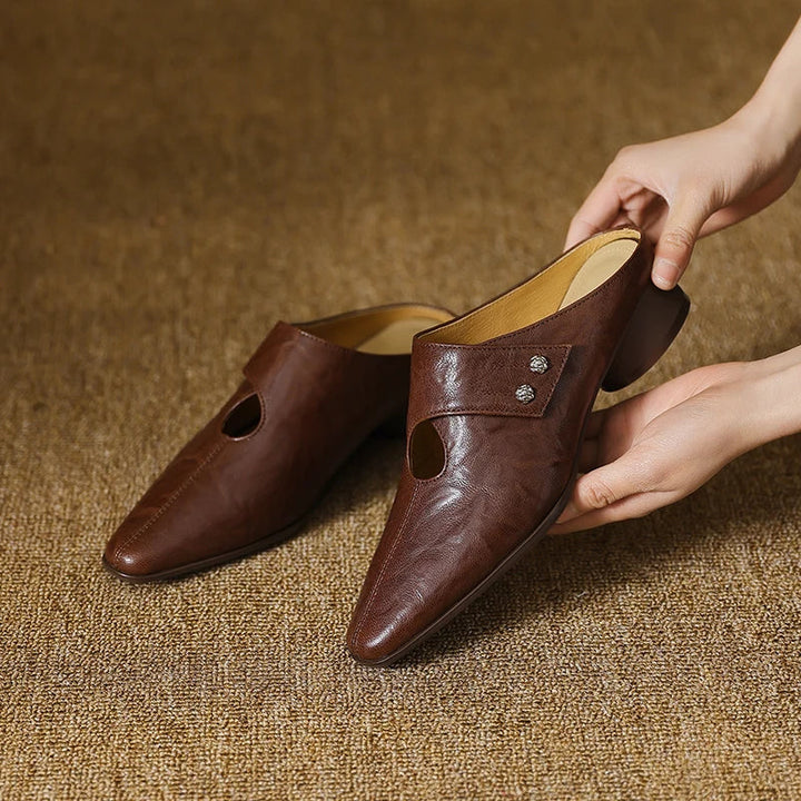 Agnit | Genuine Leather Mules