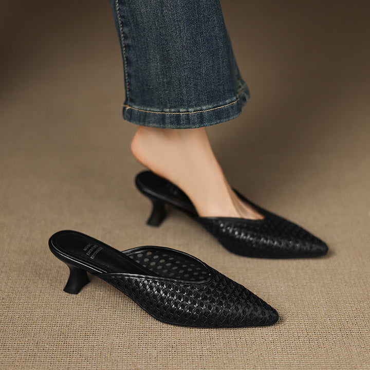 Olivia | Genuine Leather Mules