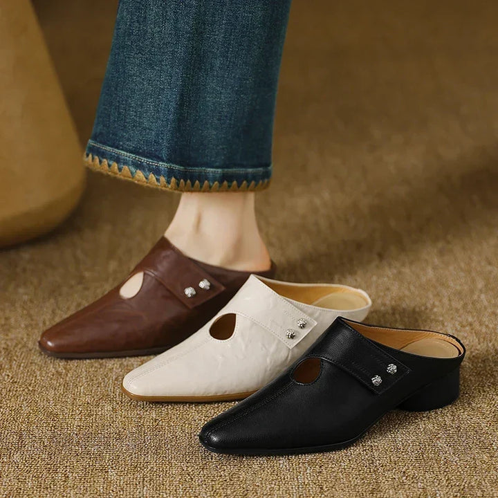 Agnit | Genuine Leather Mules