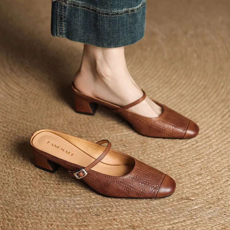 Berla | Genuine Leather Mules