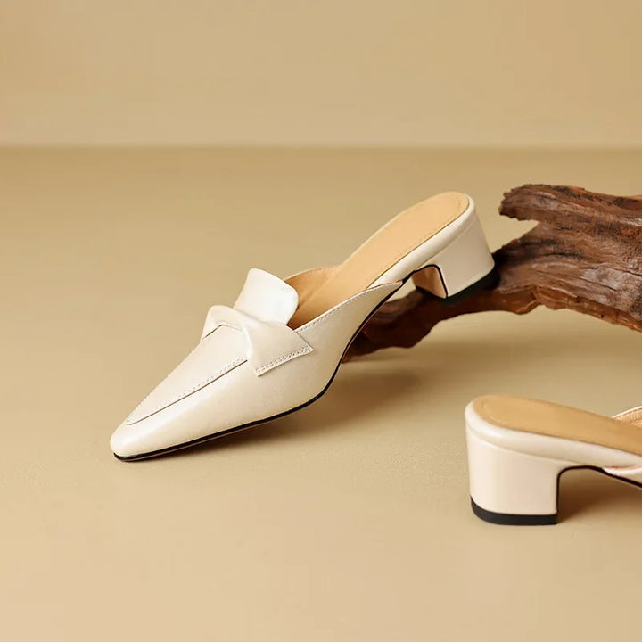 Alaya | Genuine Leather Mules