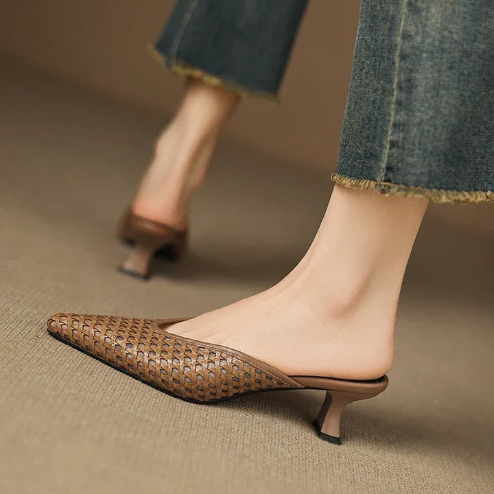 Olivia | Genuine Leather Mules