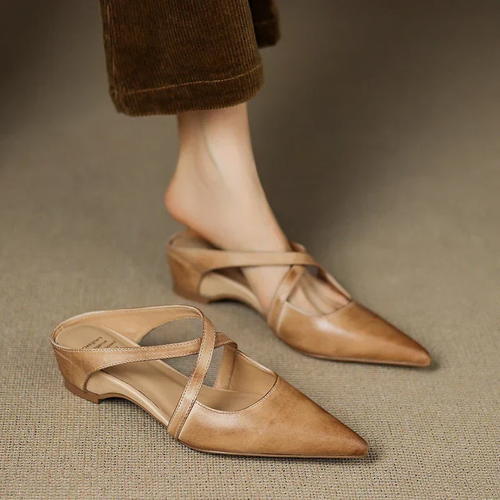 Aluna | Genuine Leather Mules