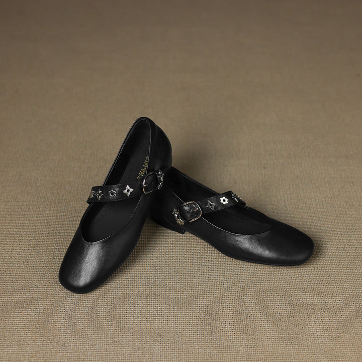 Elda | Genuine Leather Flats
