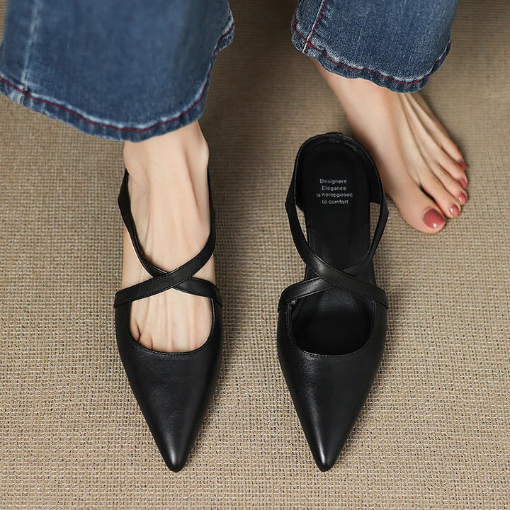 Aluna | Genuine Leather Mules