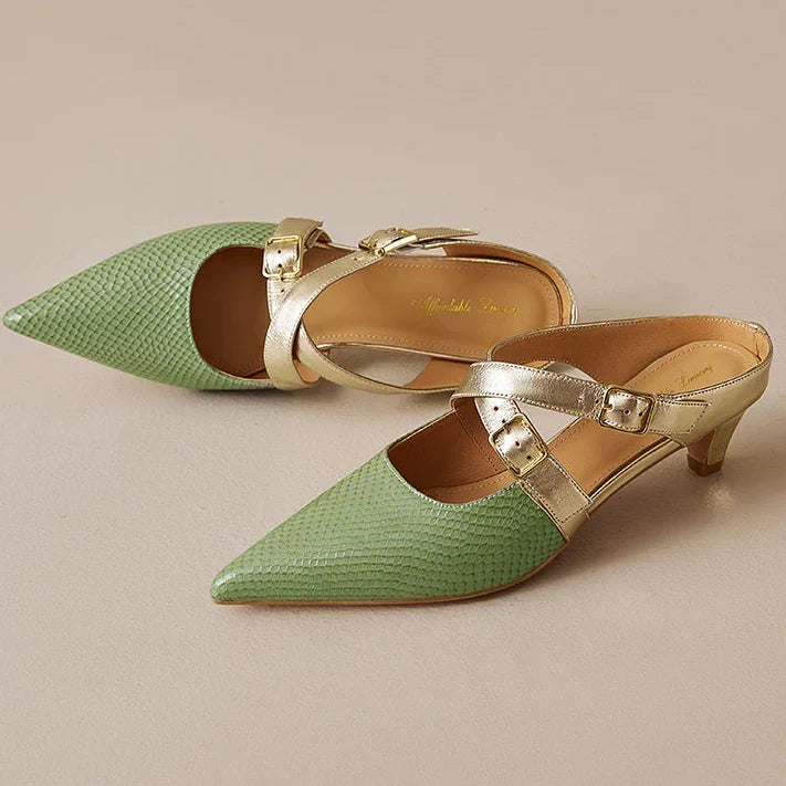 Zelle | Genuine Leather Mules