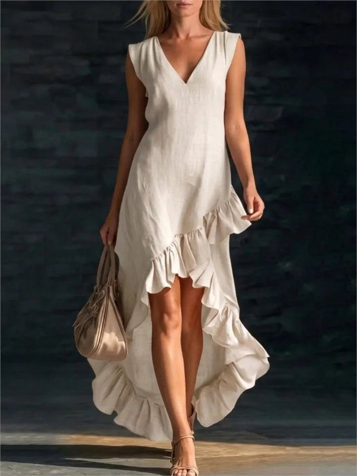 ROWAN | Ruffle Hem Maxi Dress
