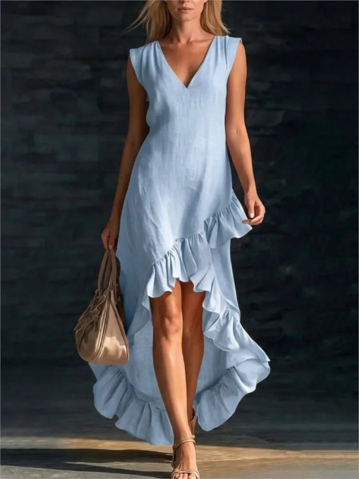 ROWAN | Ruffle Hem Maxi Dress
