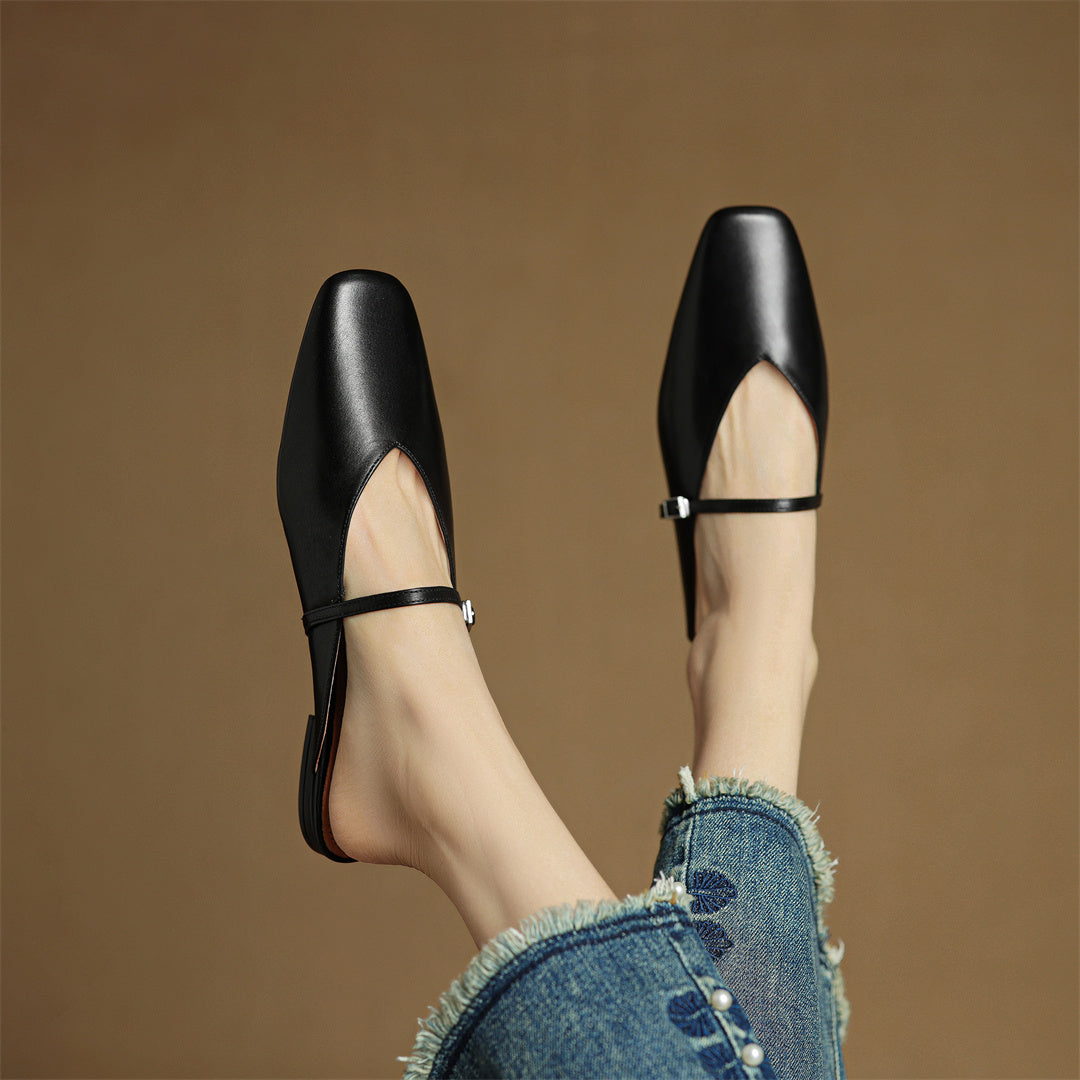 Miral | Genuine Leather Mules