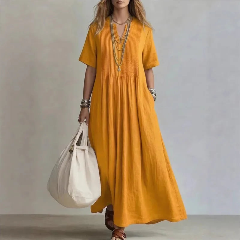 WREN | Short-Sleeve Maxi Dress