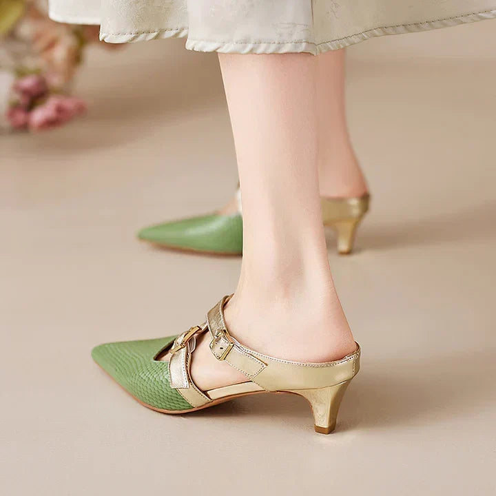 Zelle | Genuine Leather Mules