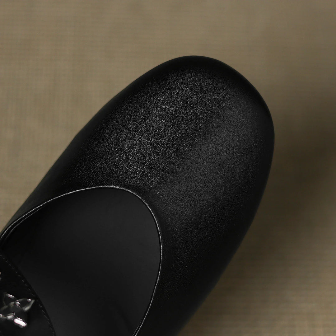 Elda | Genuine Leather Flats