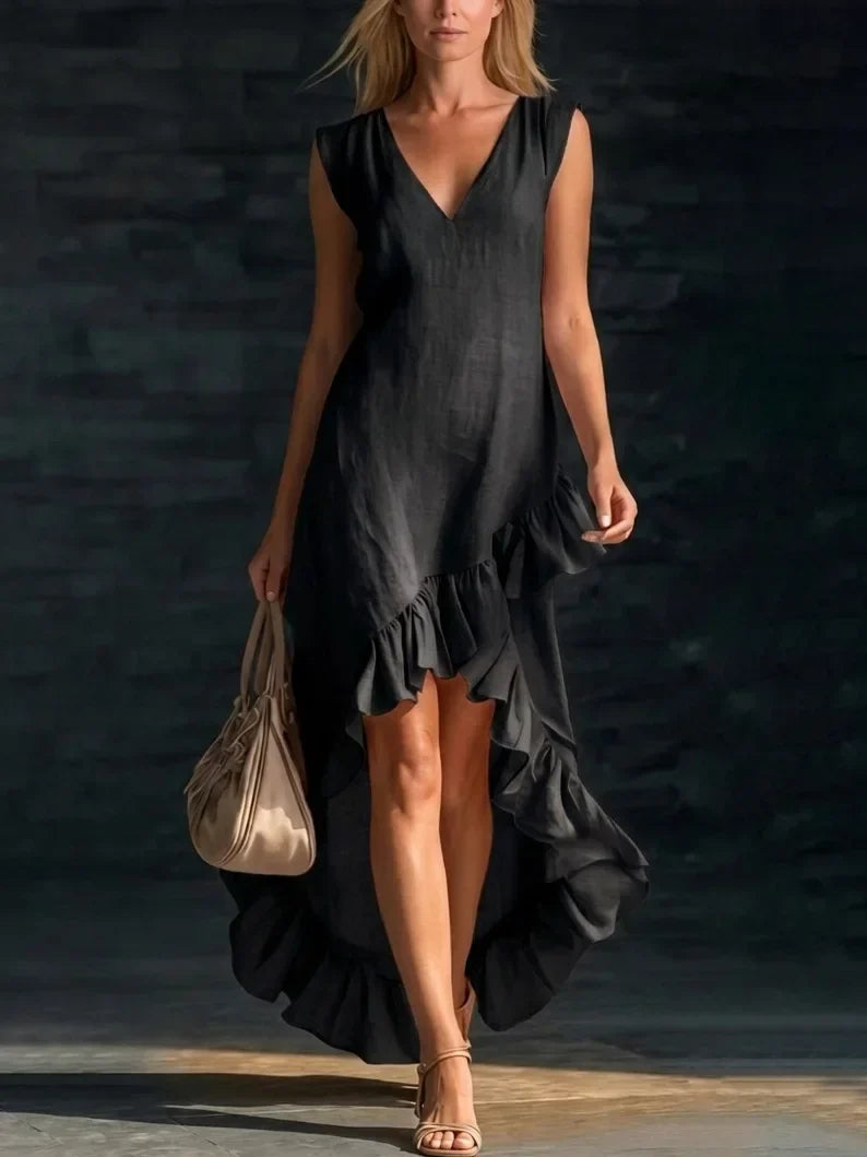 ROWAN | Ruffle Hem Maxi Dress
