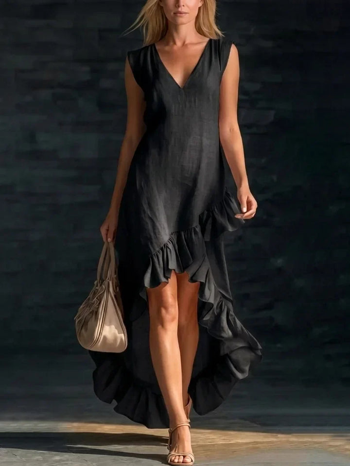 ROWAN | Ruffle Hem Maxi Dress
