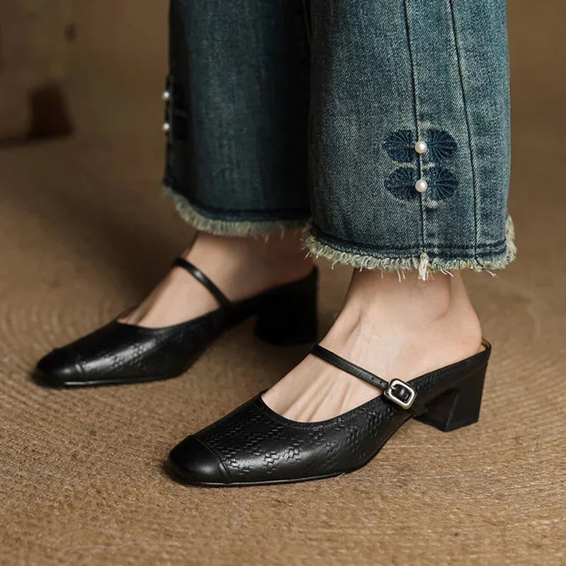Berla | Genuine Leather Mules