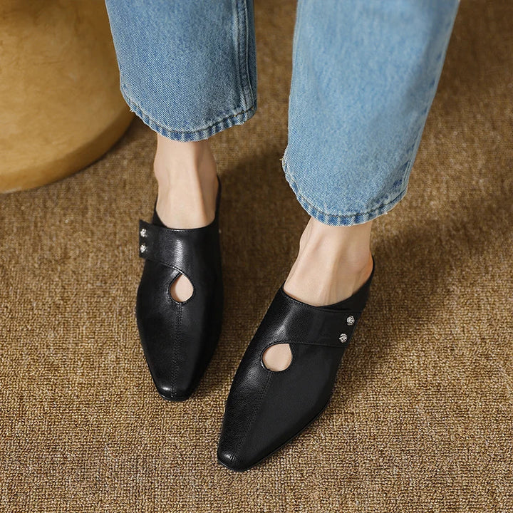 Agnit | Genuine Leather Mules