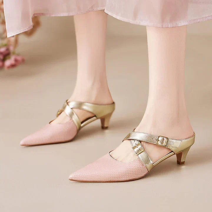 Zelle | Genuine Leather Mules