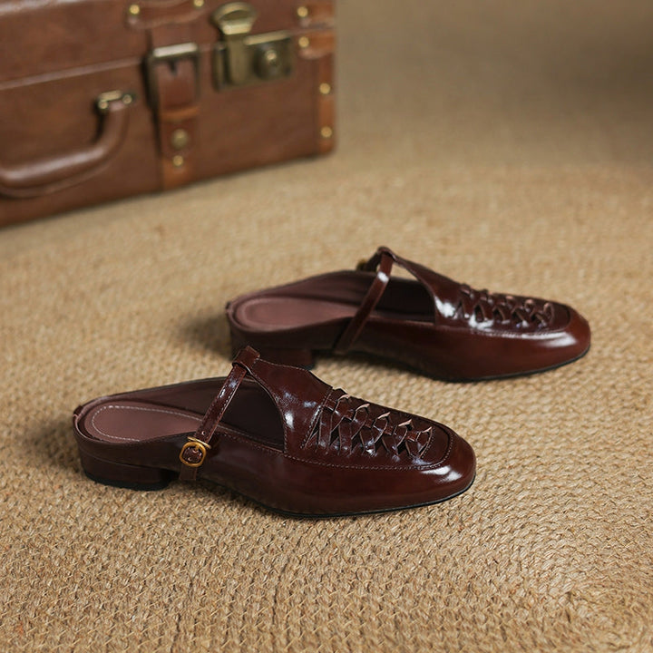 Elya | Genuine Leather Mules